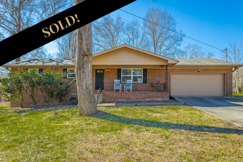 Front of 3370 Adkins Road a charming one story brick home. SOLD